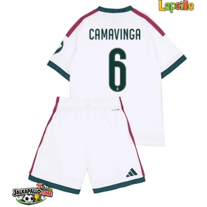 Real Madrid Eduardo Camavinga #6 Kotipaita Lapsille 2026-27 Lyhythihainen (+ shortsit)